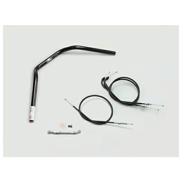 【×欠品中 要納期確認】ハリケーン ナロー2型 ハンドルSET [ブラック] CB125R('18) H033-046B
