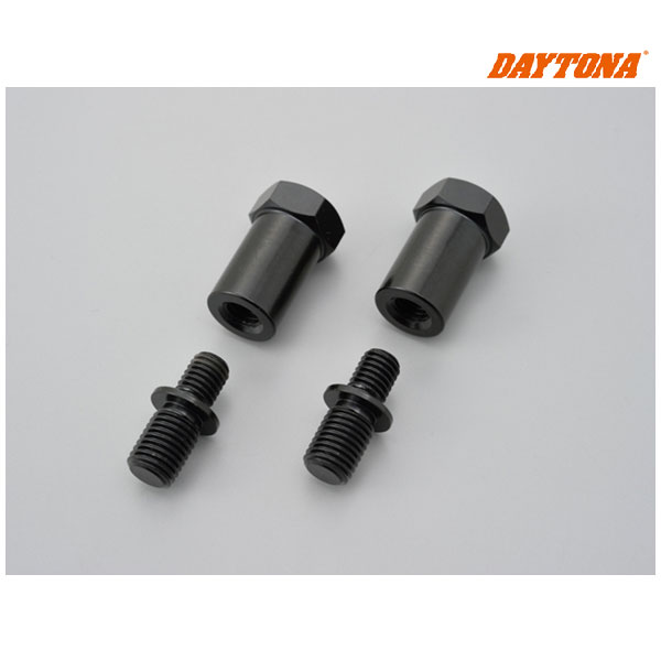 楽天市場】DAYTONA (デイトナ) 衝撃緩衝装置付きミラーアダプター M10