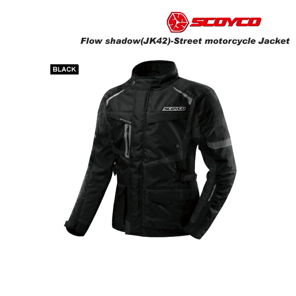 SCOYCO(スコイコ) JK42 ウィンタージャケット FLOW SHADOW[ブラック/2XLサイズ] JK42-BK-2XL