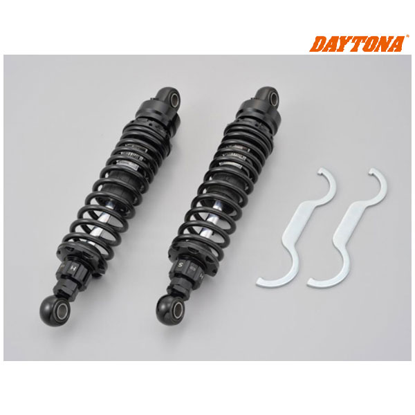 SR400 サスペンション　デイトナ　アジャスタブルRショック　クリアブラック 楽天市場】デイトナ DAYTONA 15702 15703 アジャスタブルリアショック