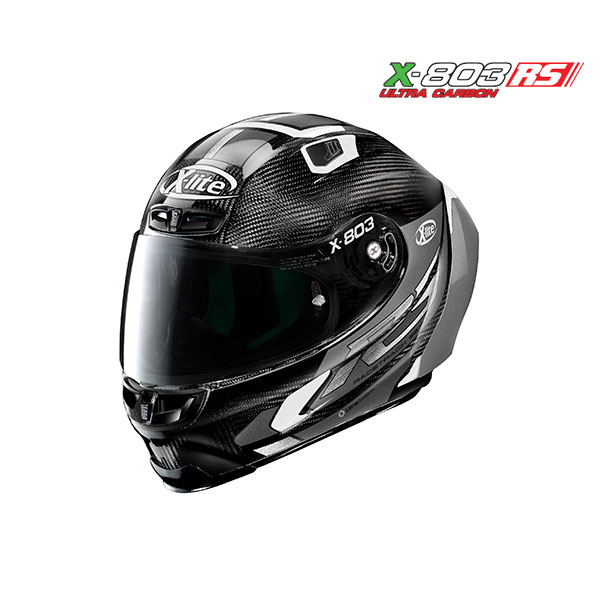 【4月18日出荷】デイトナ NOLAN(ノーラン) X-lite X-803RS ULTRA CARBON スカイワープ[ホワイト/L(59～60)サイズ] 26451