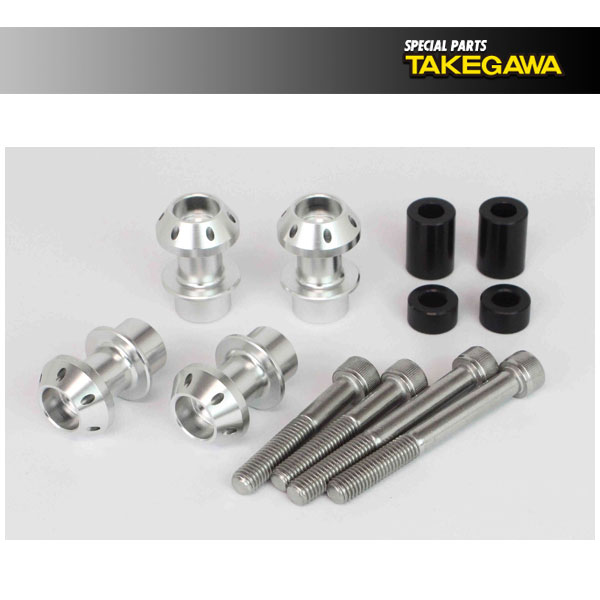 武川 荷掛けフック 4個セット(シルバー) グロム SP09-11-0255