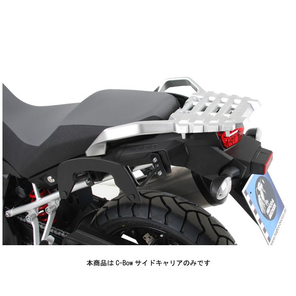 ヘプコ＆ベッカー C-Bowサイドキャリア ブラック V-STROM650/XT・V-STROM1000 6303534-0001｜PartsBoxSystemJapan