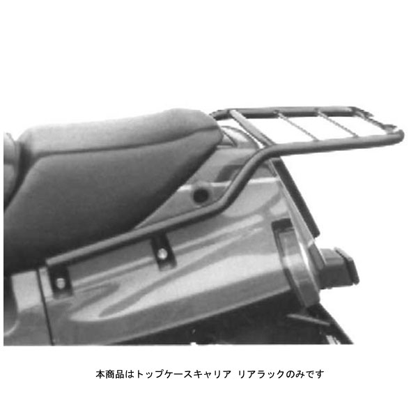 ヘプコ＆ベッカー トップケースキャリア リアラック ブラック GPZ1000RX('86～'87) 650241-0101
