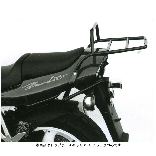 ヘプコ＆ベッカー トップケースキャリア リアラック ブラック GSF400 BANDIT('91～'95) 650358-0101｜PartsBoxSystemJapan