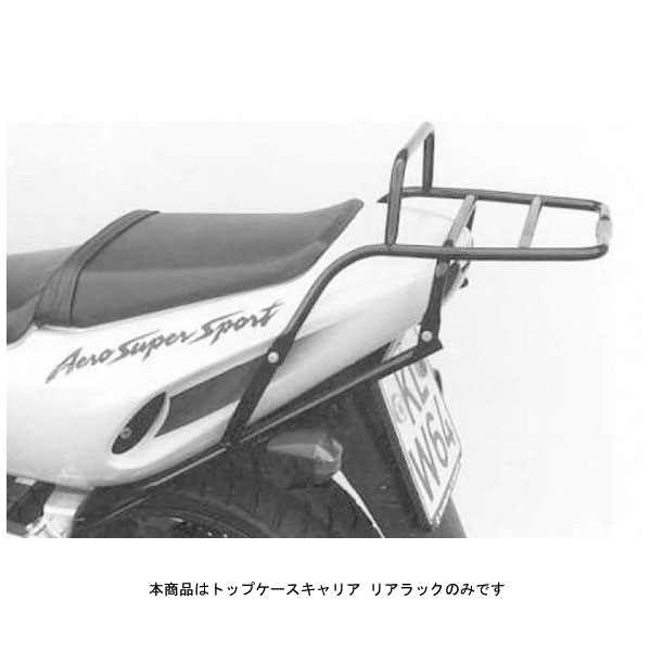 ヘプコ＆ベッカー トップケースキャリア リアラック ブラック YZF1000R 650487-0101