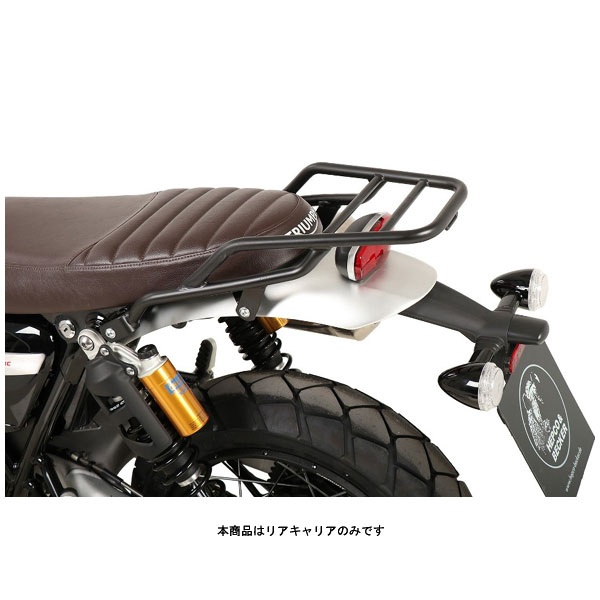 ヘプコ＆ベッカー リアキャリア ブラック(トップケース不可) TRIUMPH SCRAMBLER 1200XC/XE('19～'20) 6587587-0101