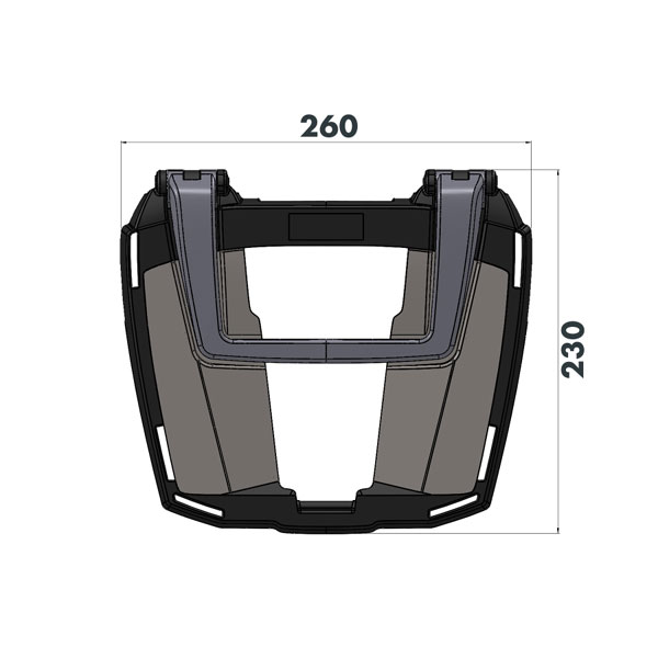 ヘプコ＆ベッカー トップケース用キャリア EASYラック ブラック BMW C650GT 661663-0101
