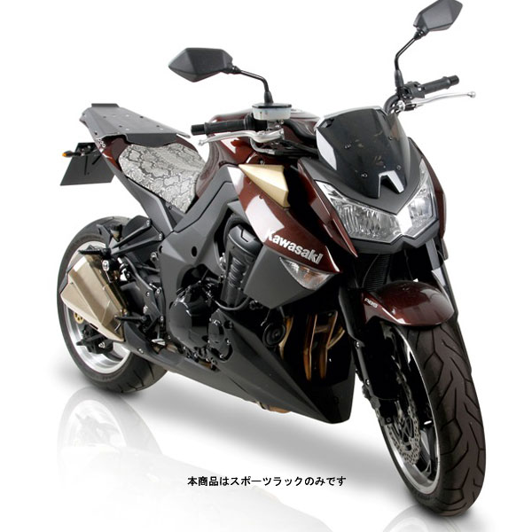 ヘプコ＆ベッカー スポーツラック ブラック Z1000('10～'13) 670201