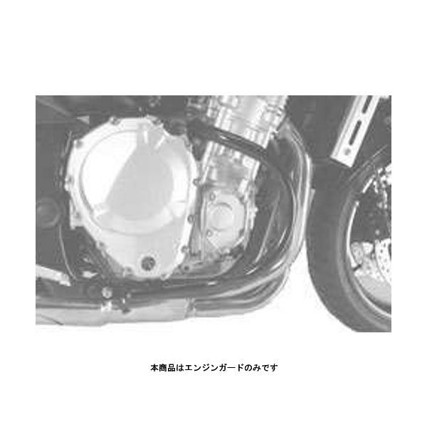 ヘプコ＆ベッカー エンジンガード ブラック BANDIT650/S('07～'12) 501325-0001｜PartsBoxSystemJapan