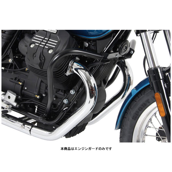 ヘプコ＆ベッカー エンジンガード ブラック MOTO GUZZI V7 3 ROUGH/V7 3 CARBON SHINE('18～'20) 501553-0001
