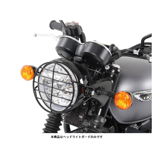 ヘプコ＆ベッカー ヘッドライトガード ブラック TRIUMPH BONNEVILLE T100/BONNEVILLE T120 7007559-0001