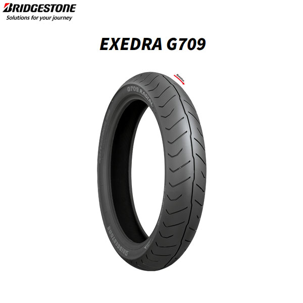 【4月21日出荷】ブリヂストン BRIDGESTONE MCR04235 EXEDRA G709（エクセドラ G709） フロント 130/70R18 M/C 63H TL B4961914856038
