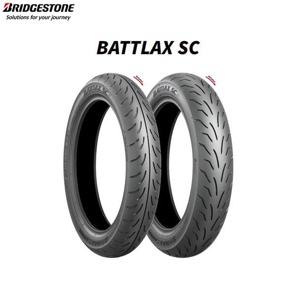 【7月25日出荷】ブリヂストン BRIDGESTONE MCS60011 BATTLAX SC フロント 110/90-13 M/C 55P TL B4961914864392|PartsBoxSystemJapan