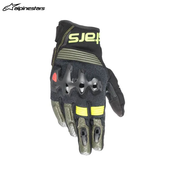 alpinestars アルパインスターズ HALO LEATHER グローブ 6085 FOREST BLACK YELLOW FLUO[2XLサイズ] ALP8059347004921 13,037円