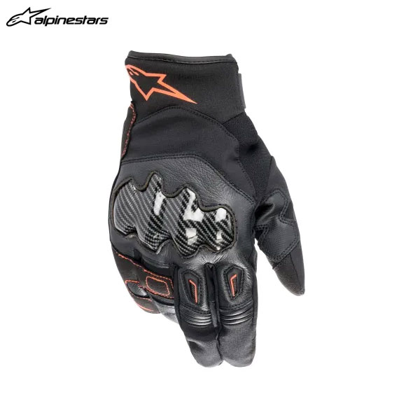 alpinestars アルパインスターズ SMX-1 DRYSTAR グローブ 1030 BLACK RED FLUO[XLサイズ] ALP8059347074177