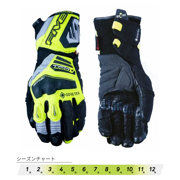 【4月21日出荷】FIVE ファイブ グローブ TFX1 GTX GREY/FLUO YELLOW [Sサイズ] FIVE3882019111314 19,418円