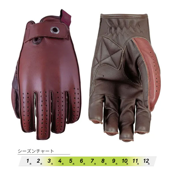 【4月16日出荷】FIVE ファイブ レディースグローブ COLORADO WOMAN(コロラドウーマン) BURGUNDY BROWN [Lサイズ] FIVE4770916487559