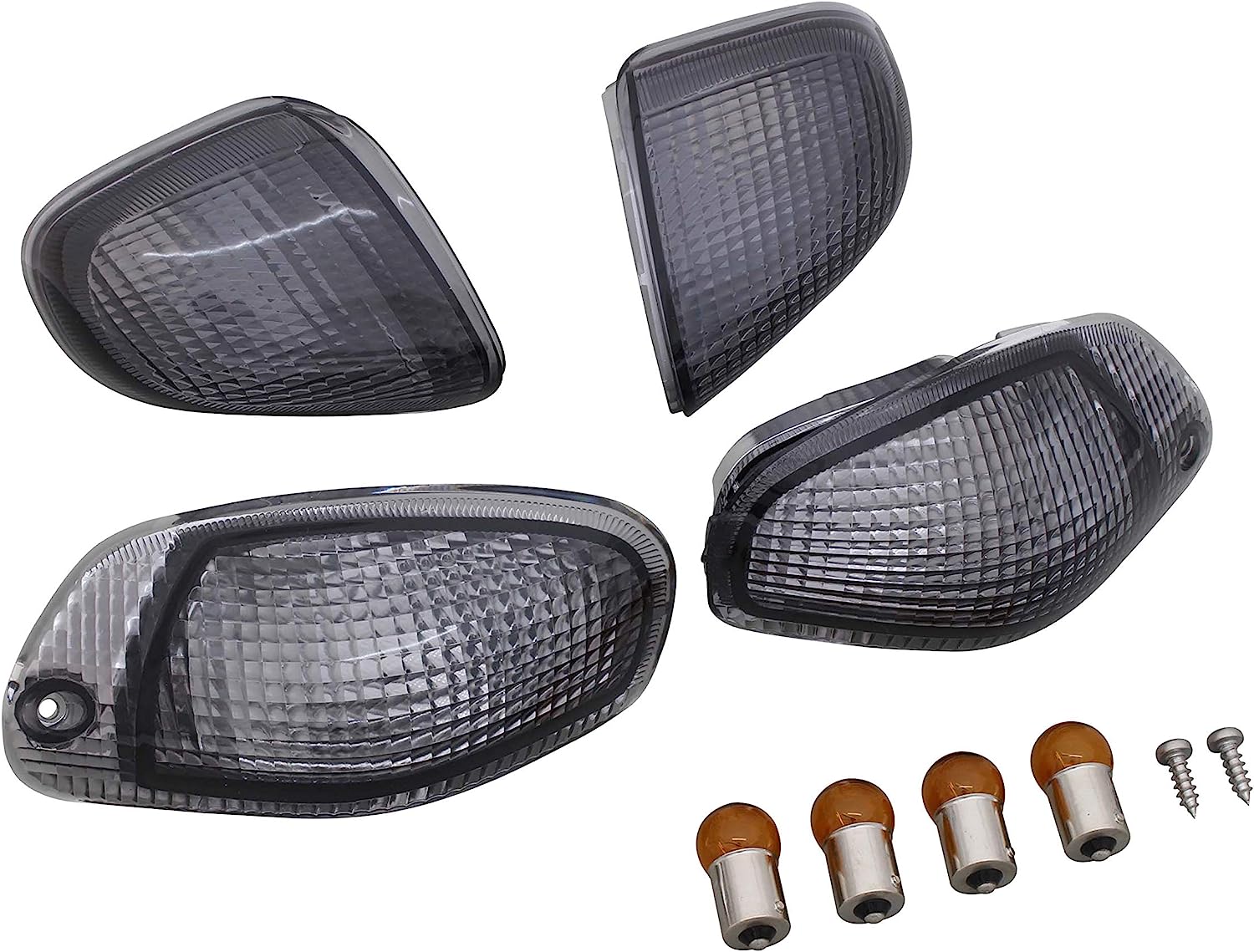 【7月24日出荷】POSH Faith スモークレンズセット F&R ZZR1100D 39179｜PartsBoxSystemJapan 11,108円