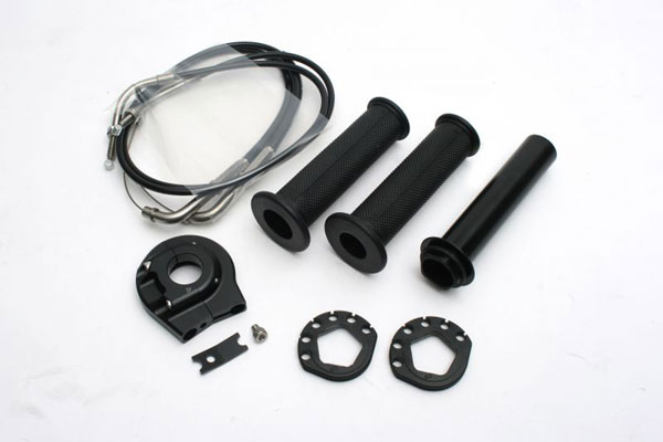 【在庫あり】ACTIVE(アクティブ) ニンジャ250 Z250 KAWASAKI カワサキ ハイスロットルキット [EVO2] ブラック 巻取φ40/42 1065704