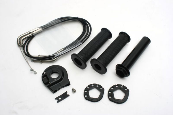 ACTIVE(アクティブ) ZX-14R ZZR1400 KAWASAKI カワサキ ハイスロットルキット [EVO2] ブラック 巻取φ40/42 1065712