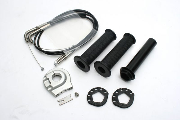 【在庫あり】ACTIVE(アクティブ) ZX-6R(636) KAWASAKI カワサキ ハイスロットルキット [EVO2] シルバー 巻取φ40/42 1065723
