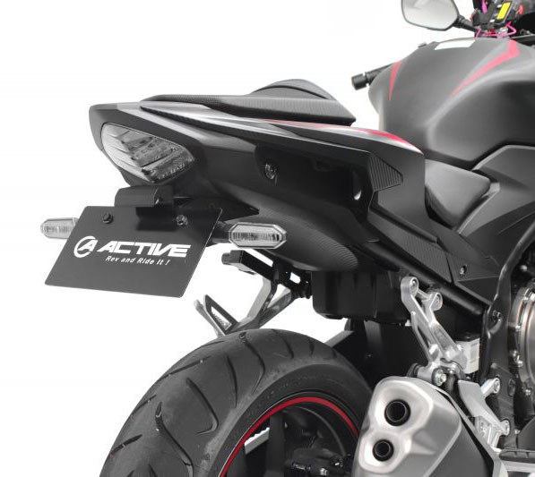 【在庫あり】ACTIVE(アクティブ) CBR400R HONDA ホンダ フェンダーレスキット ブラック [LEDナンバー灯付き] 1151101｜PartsBoxSystemJapan