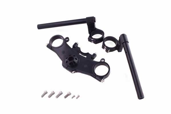 【8月27日入荷予定 受付中】ACTIVE(アクティブ) Z900RS/カフェ KAWASAKI カワサキ セパレートハンドル&トップブリッジキット[ブラック&times;ブラック] 13670021｜PartsBoxSystemJapan
