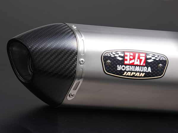 ヨシムラ(YOSHIMURA) G310R(2017~2023) ヨシムラ 機械曲 R-77J レーシングサイクロン カーボンエンド SSFC サテンフィニッシュカバー/カーボンエンド 150-630-5X30