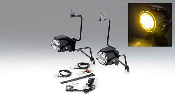 キジマ(KIJIMA) V-STROM250 キジマ フォグランプKIT イエローLED 205-6150Y
