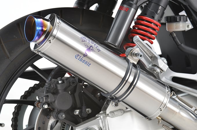 【7月22日出荷】アールズギア(R's Gear) CB400SF/SB('08～) ワイバンクラシック スリップオン チタンポリッシュ[MH34-S3CT] MH34-S3CT｜PartsBoxSystemJapan