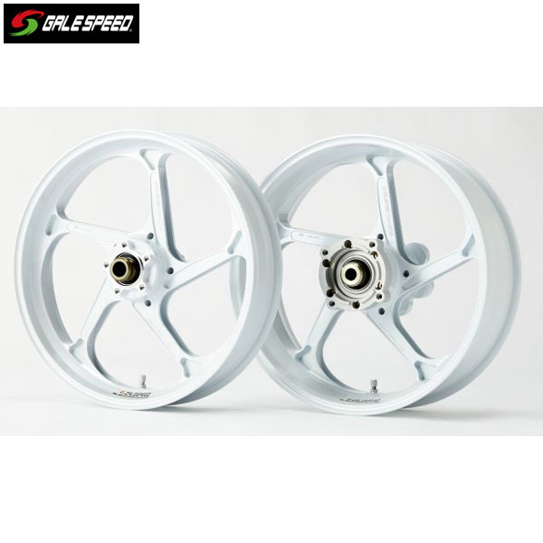 GALE SPEED (ゲイルスピード) MT-09/TRACER900/YZF-R7 アルミ鍛造ホイール [TYPE-GP1S] フロント 350-17 ソリッドホワイト ガラスコーティング仕様 28830035SWQ｜PartsBoxSystemJapan