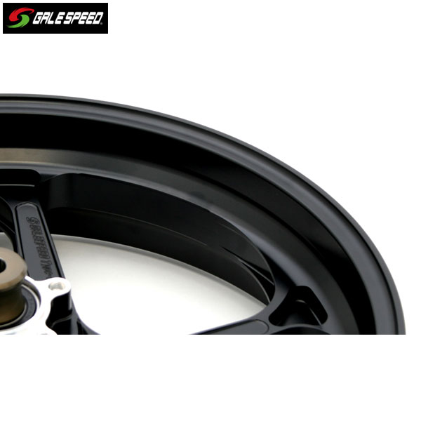 GALE SPEED (ゲイルスピード) MONSTER S4RS/1200他 アルミ鍛造ホイール [TYPE-GP1S/モノアーム用] フロント 350-17 半ツヤブラック ガラスコーティング仕様 29191065Q