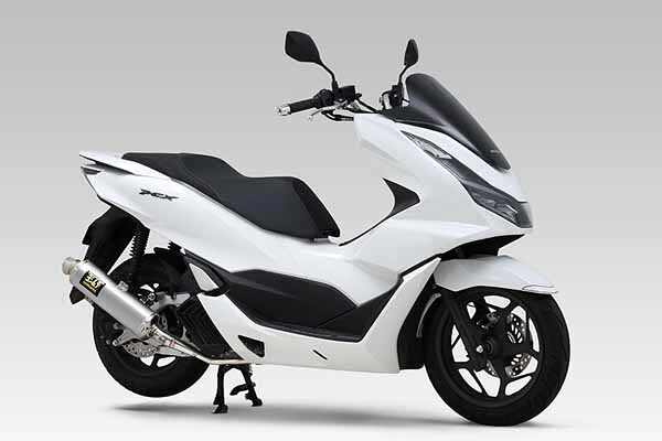ヨシムラ PCX(23) フルエキゾーストマフラー 機械曲GP-MAGNUM105サイクロン EXPORT SPEC 政府認証 SS ステンレスカバー 110A-49F-5U50
