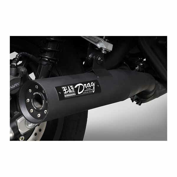 ヨシムラ レブル250(23-24) Slip-On Drag サイクロン 政府認証 スリップオンマフラー 110-43L-6560
