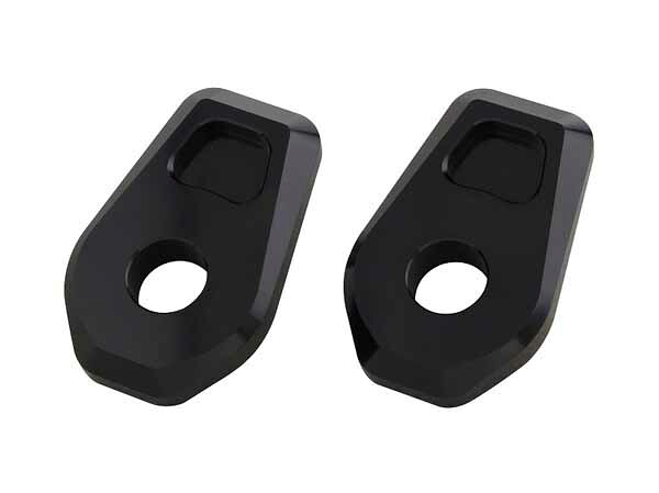 【4月11日出荷】POSH ビレットウインカーステーべース ブラック P132096-06