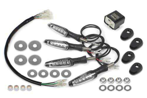 武川 MT-125(BVE1) ストリームラインLEDウインカーキット SP05-08-0630