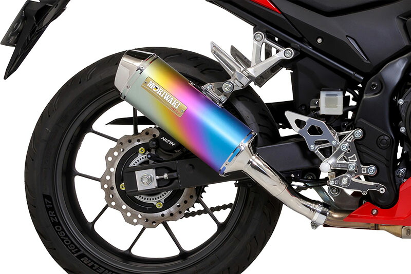 【7月28日出荷】モリワキ(MORIWAKI) CBR400R/400X/NX400 スリップオン マフラー MX ANO 01810-6K1Z3-00｜PartsBoxSystemJapan