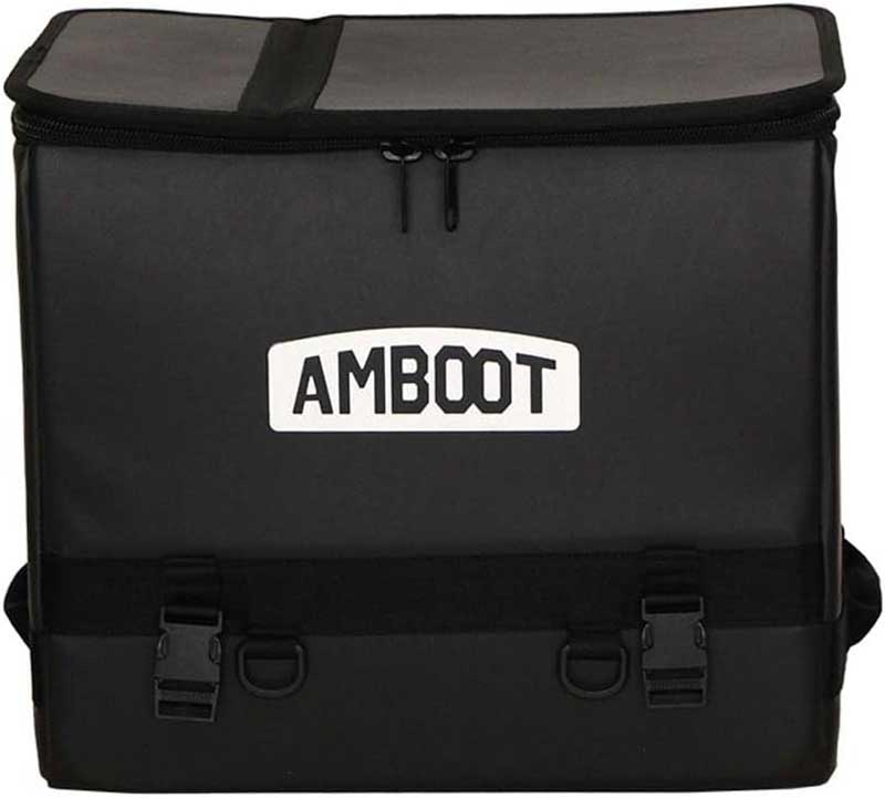 AMBOOT 「大型キャリア」専用 リヤボックス 容量約30L ブラック AB-RB01-BK