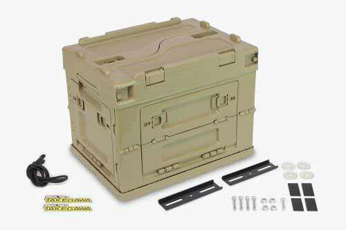 武川(TAKEGAWA) 純正キャリア/SP武川製リアキャリア用 キャリアコンテナセット20L(タン) SP08-01-0198