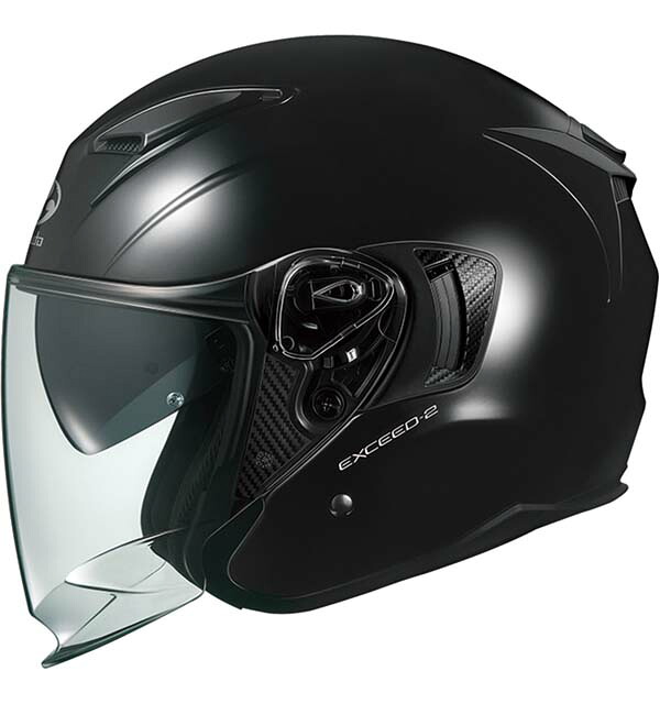 OGK Kabuto EXCEED2：ブラックメタリック XS(53-54) OGK4966094628536