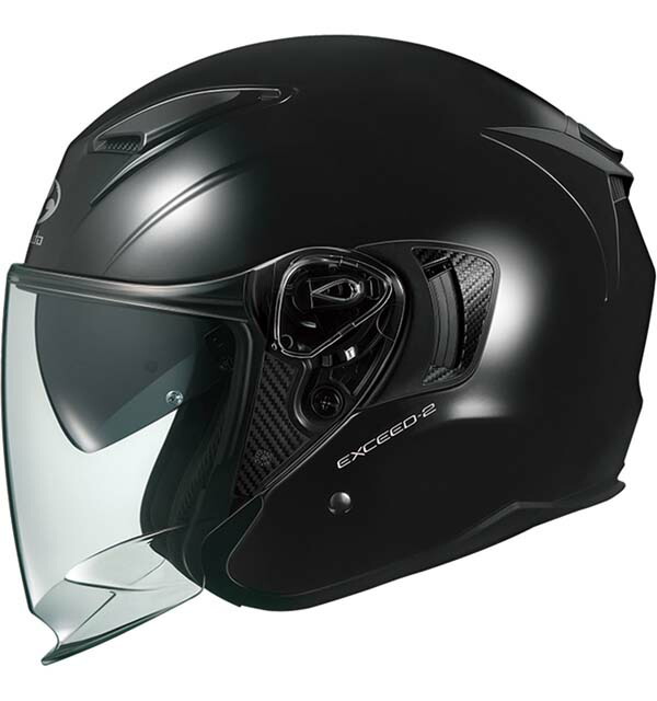 【4月21日出荷】OGK Kabuto EXCEED2:ブラックメタリック S(55-56) OGK4966094628543