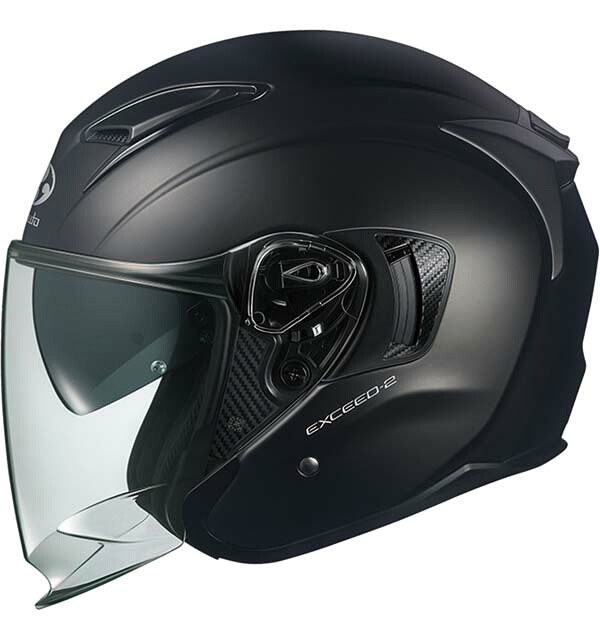 【4月21日出荷】OGK Kabuto EXCEED2：フラットブラック XL(61-62) OGK4966094628727
