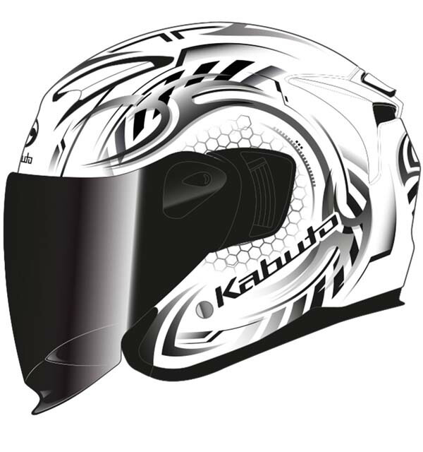 楽天市場】OGK KABUTO EXCEED-2 CYBER パールホワイトブラック M