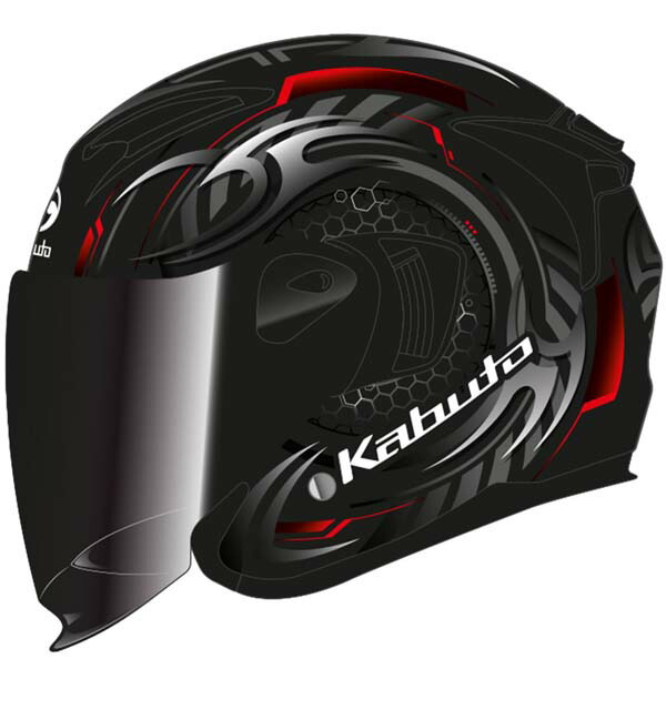 【4月18日出荷】OGK Kabuto EXCEED2 CYBER サイバー フラットブラックレッド L(59-60) OGK4966094630881
