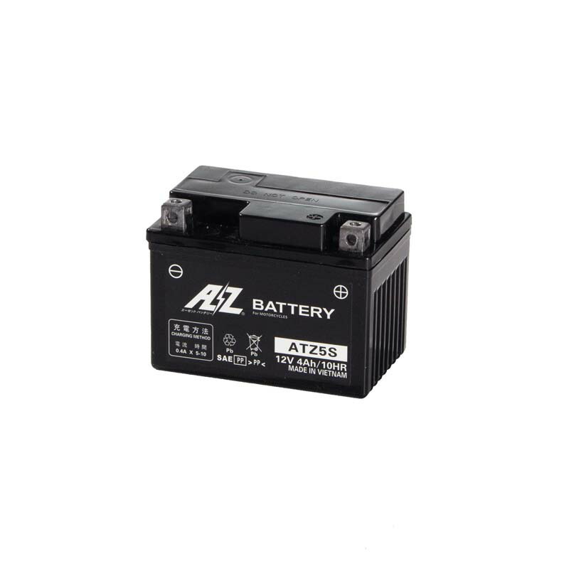 【4月10日出荷】AZバッテリー ATZ5S 液入り充電済 ATZ5S
