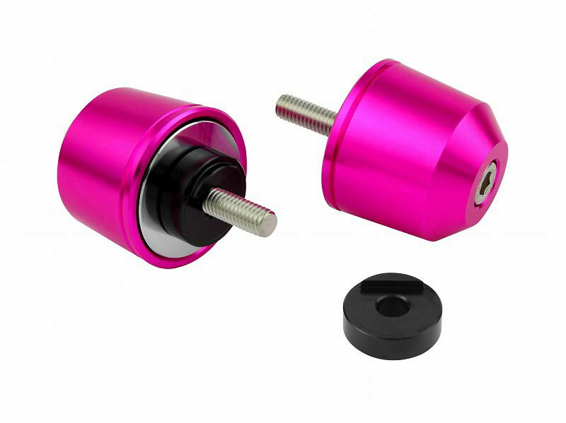【4月14日出荷】POSH YAMAHA車M6タイプ ミドルウェイトバーエンド ピンク P032699-32-10