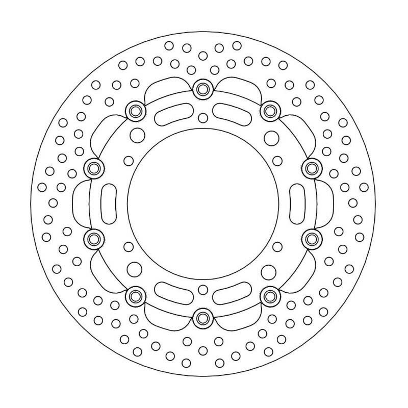 モトマスター FJR1300/XJR1300/YZF-R1他 フロントディスク ヘイローディスク フロントΦ300 左右共通 112136