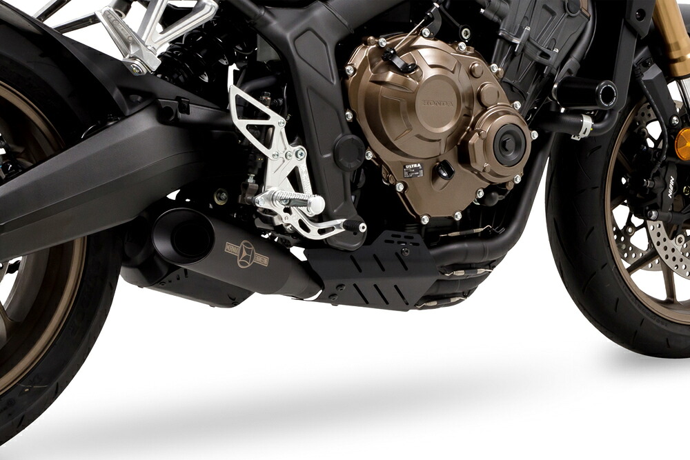 モリワキ CBR650R/CB650R CROSS SHORT BLACK フルエキゾーストマフラー 01810-401Z5-00