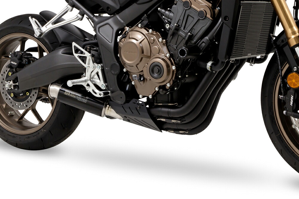 モリワキ CBR650R/CB650R CROSS SHORT ZERO BLACK BP-X フルエキゾーストマフラー 01810-L81Z5-B0